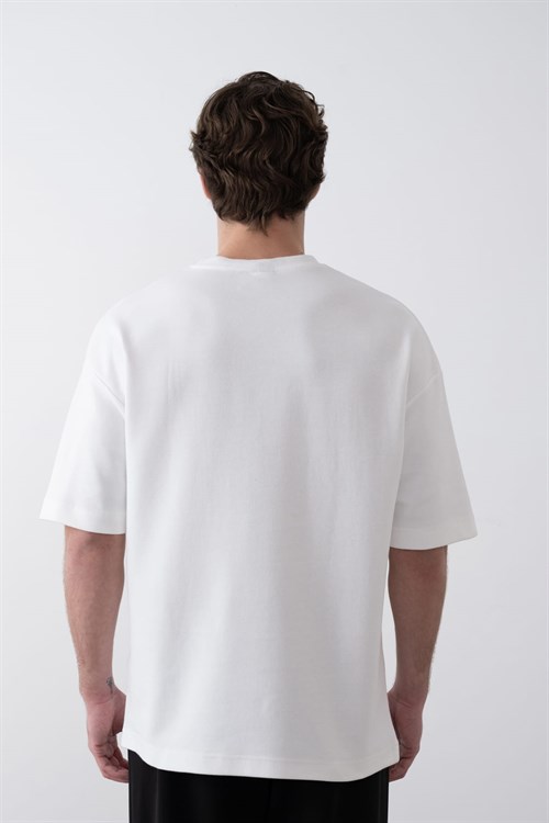 Wholesale Mens Ecru T-Shirt