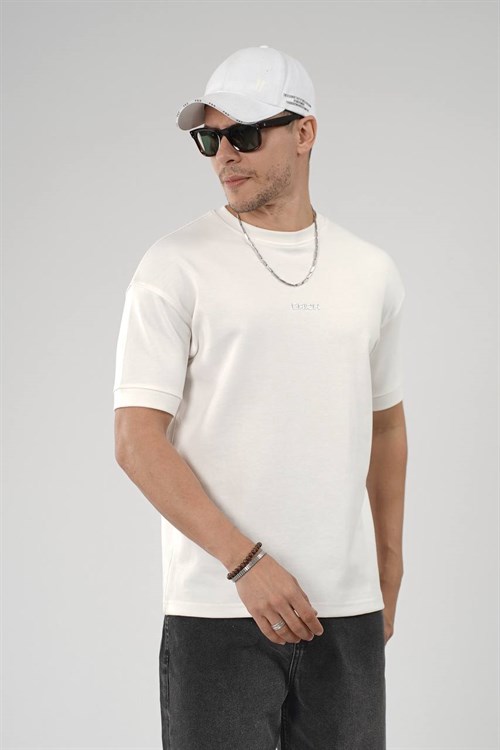 Wholesale Mens Ecru T-Shirt