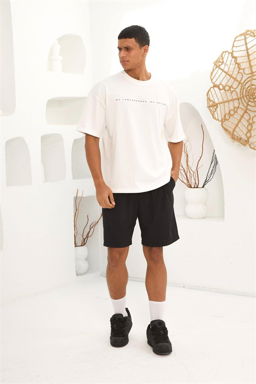 Wholesale Mens Ecru T-Shirt