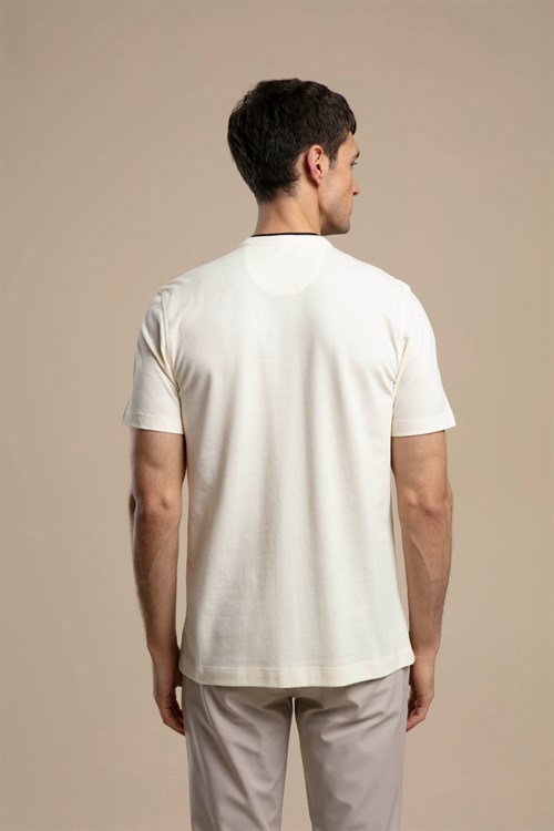 Wholesale Mens Ecru T-Shirt