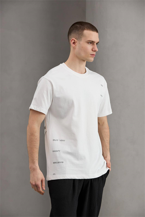 Wholesale Mens Ecru T-Shirt