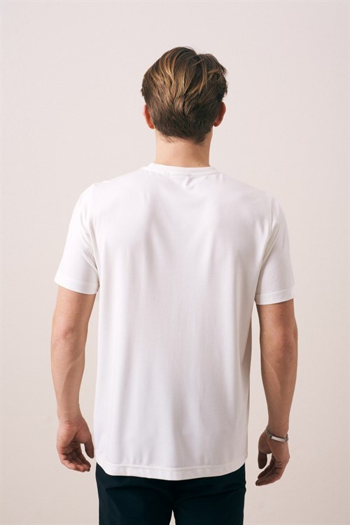 Wholesale Mens Ecru T-Shirt