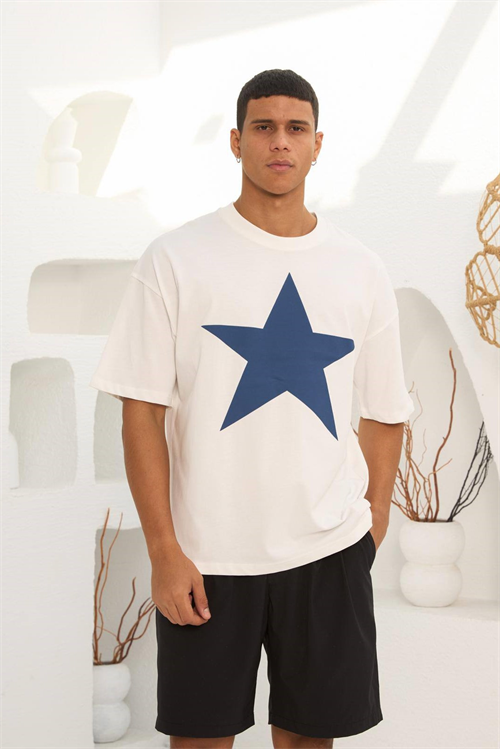 Wholesale Mens Ecru T-Shirt