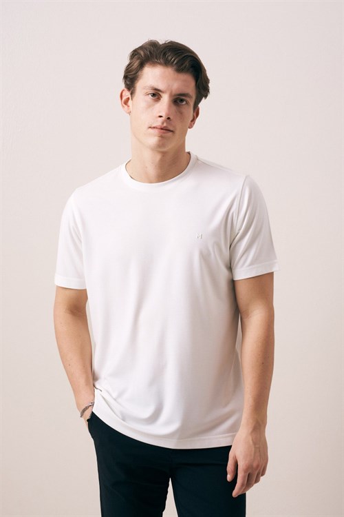 Wholesale Mens Ecru T-Shirt