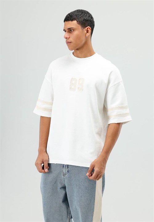 Wholesale Mens Ecru T-Shirt