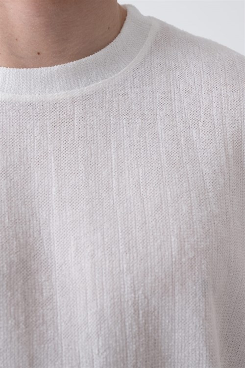 Wholesale Mens Ecru T-Shirt