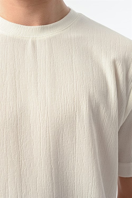 Wholesale Mens Ecru T-Shirt