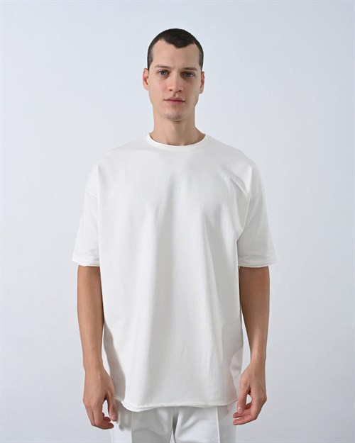 Wholesale Mens Ecru T-Shirt