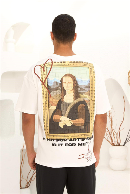 Wholesale Mens Ecru T-Shirt