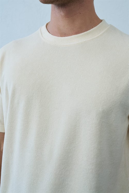 Wholesale Mens Ecru T-Shirt