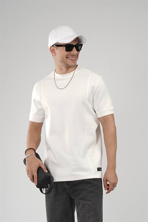 Wholesale Mens Ecru T-Shirt