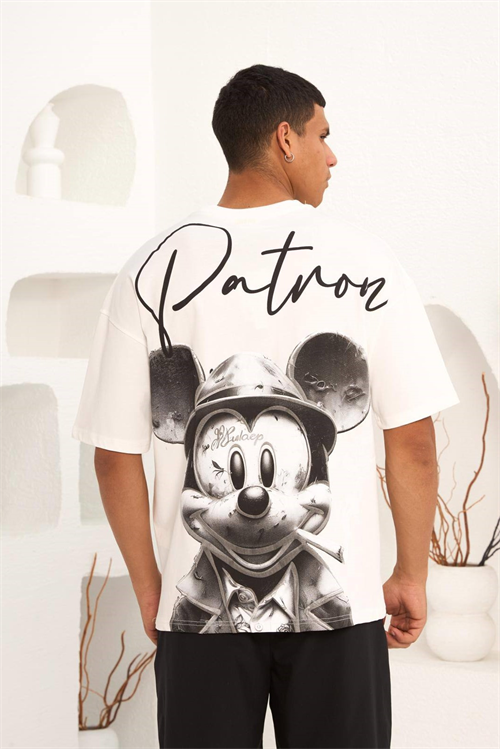 Wholesale Mens Ecru T-Shirt