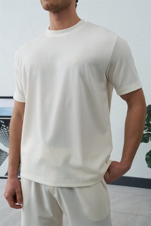 Wholesale Mens Ecru T-Shirt