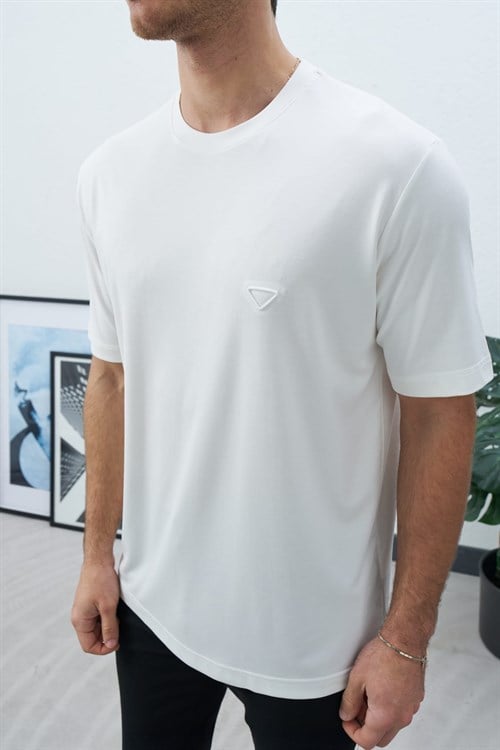 Wholesale Mens Ecru T-Shirt