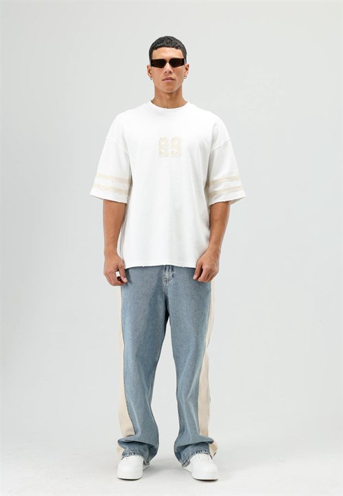 Wholesale Mens Ecru T-Shirt