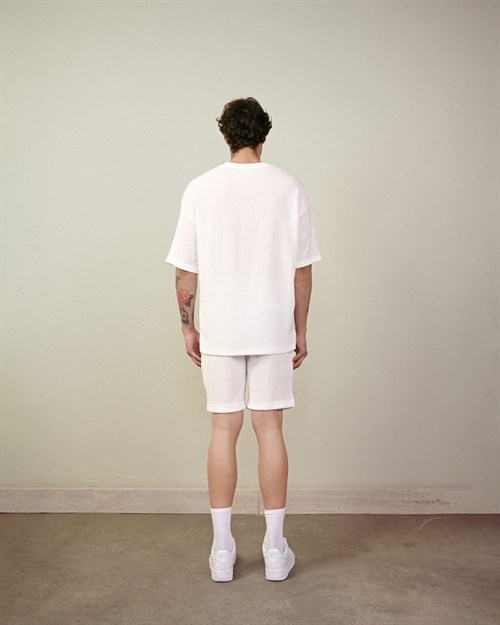 Wholesale Mens Ecru T-Shirt