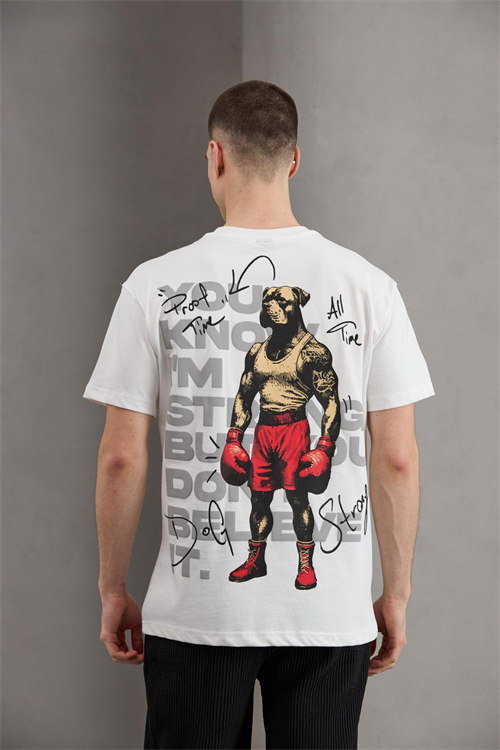 Wholesale Mens Ecru T-Shirt