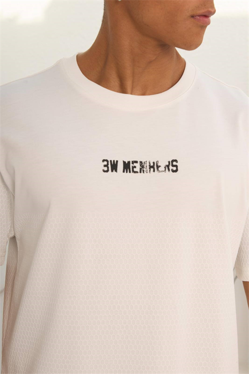 Wholesale Mens Ecru T-Shirt