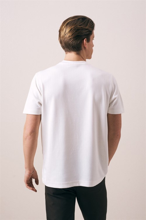 Wholesale Mens Ecru T-Shirt