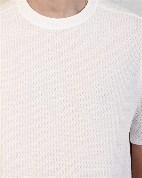 Wholesale Mens Ecru T-Shirt