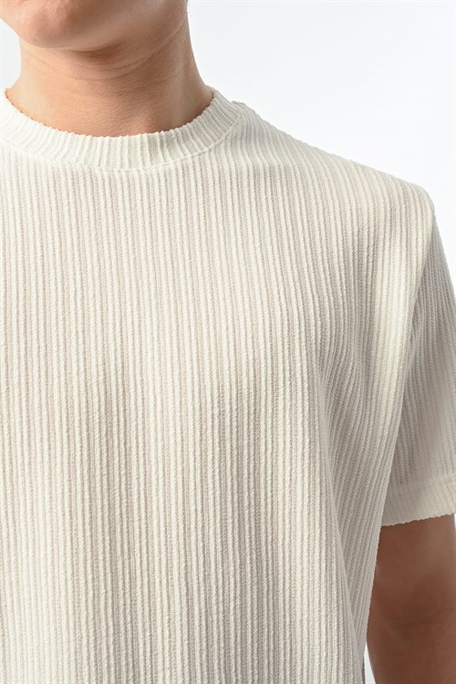 Wholesale Mens Ecru T-Shirt