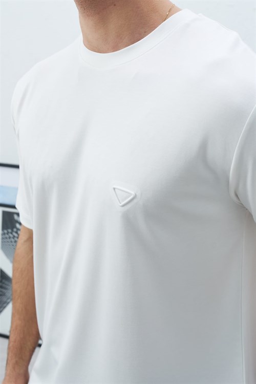 Wholesale Mens Ecru T-Shirt