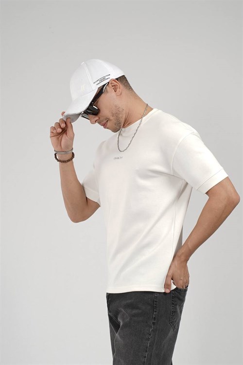 Wholesale Mens Ecru T-Shirt