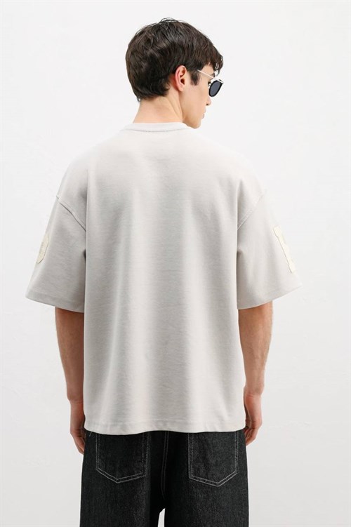 Wholesale Mens Ecru T-Shirt