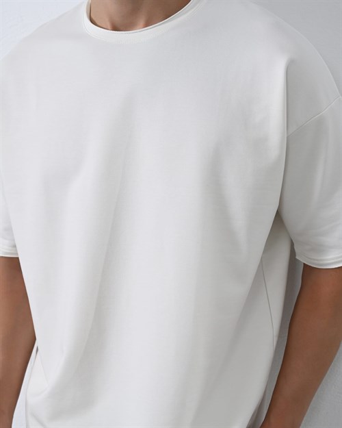 Wholesale Mens Ecru T-Shirt