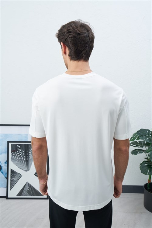 Wholesale Mens Ecru T-Shirt