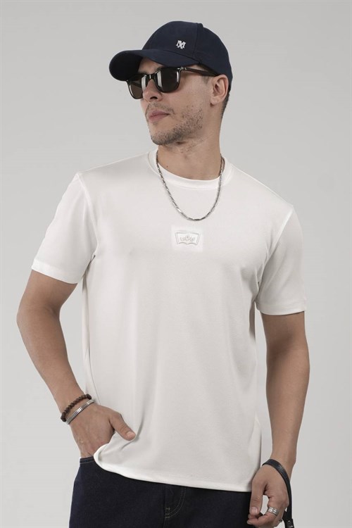 Wholesale Mens Ecru T-Shirt