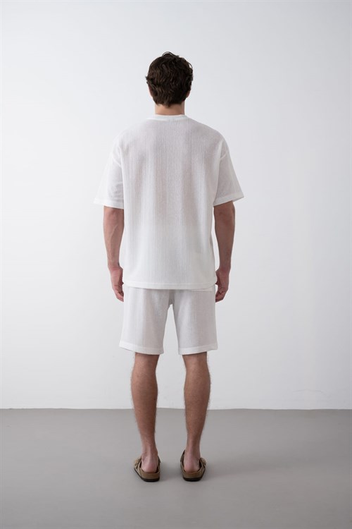 Wholesale Mens Ecru T-Shirt