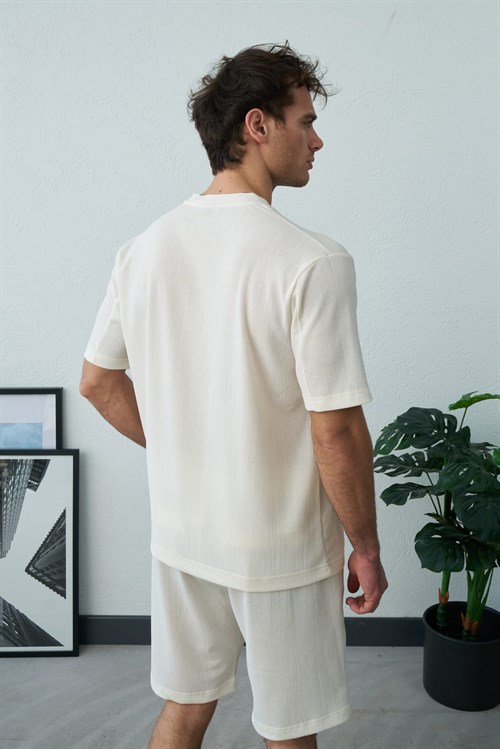 Wholesale Mens Ecru T-Shirt