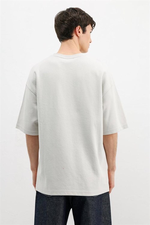 Wholesale Mens Ecru T-Shirt