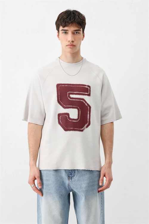 Wholesale Mens Ecru T-Shirt