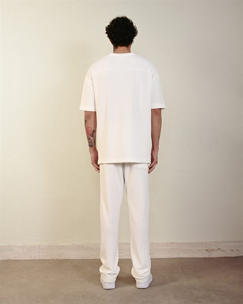 Wholesale Mens Ecru T-Shirt