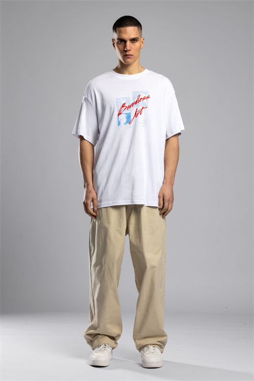 Wholesale Mens Ecru Thin T-shirt