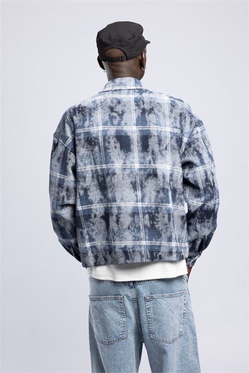 Wholesale Mens Blue Washed Shirt 