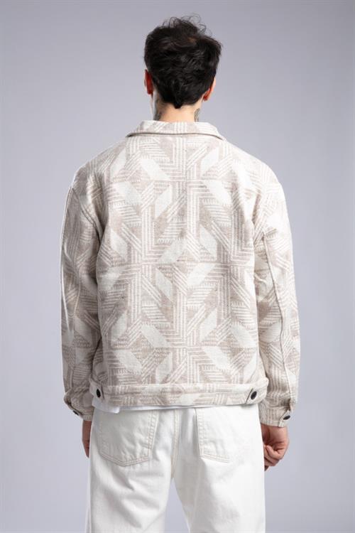 Wholesale Mens Ecru Winter Jacket