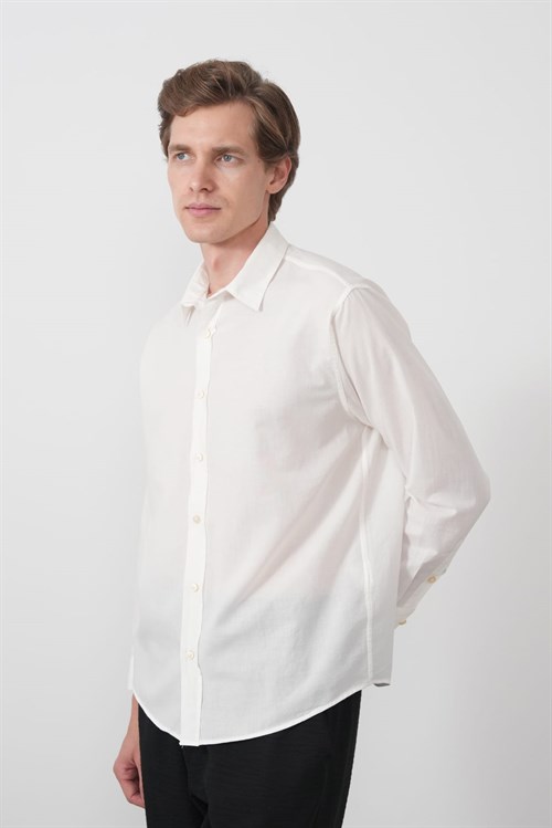 Wholesale Mens Ekru Shirt