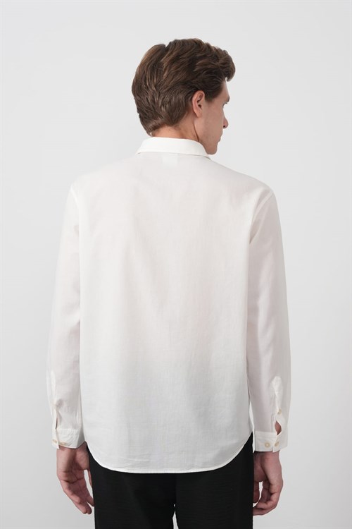 Wholesale Mens Ekru Shirt