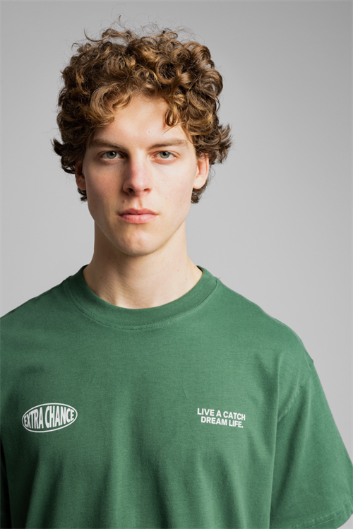 Wholesale Mens Emerald Green Basic T-shirt