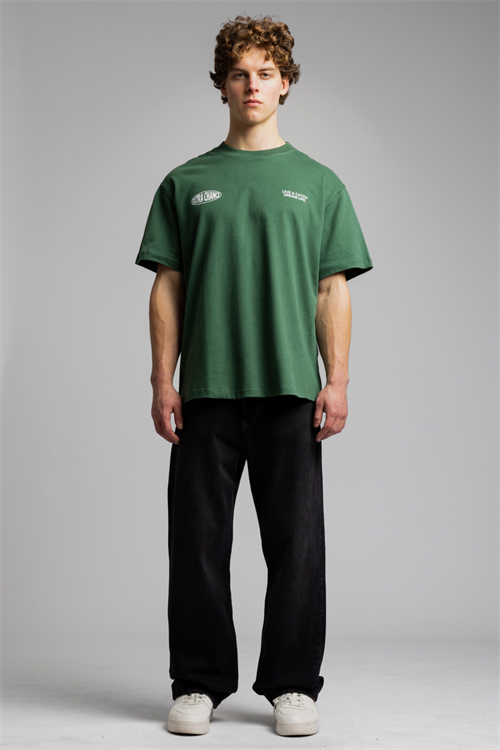 Wholesale Mens Emerald Green Basic T-shirt