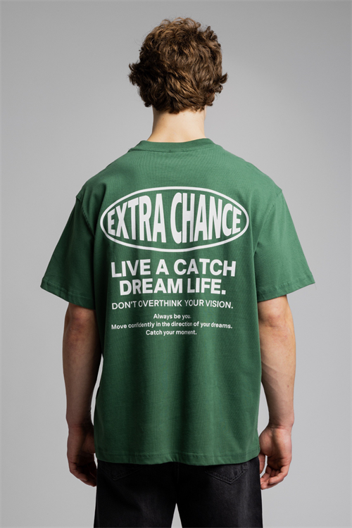 Wholesale Mens Emerald Green Basic T-shirt