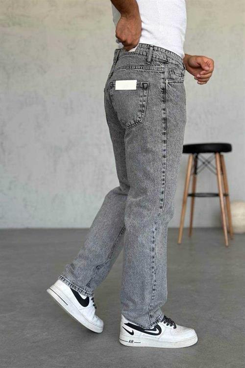 Wholesale Mens Gray Baggy Jeans