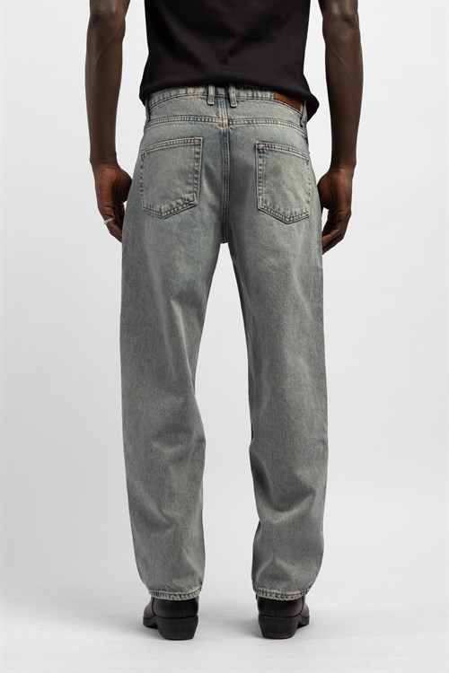 Wholesale Mens Gray Baggy Jeans
