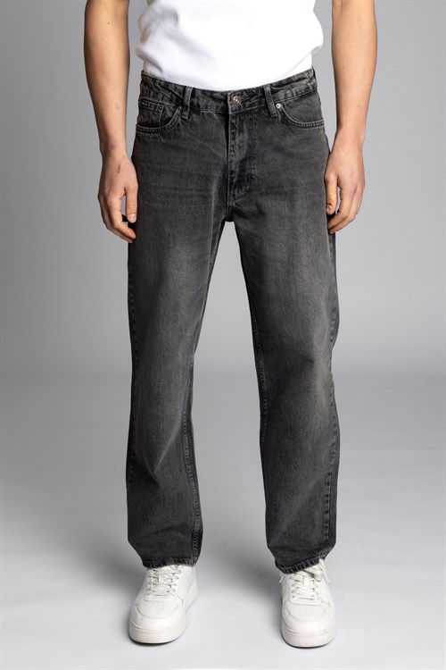 Wholesale Mens Gray Baggy Jeans