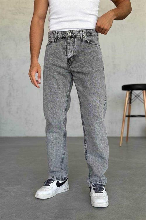 Wholesale Mens Gray Baggy Jeans