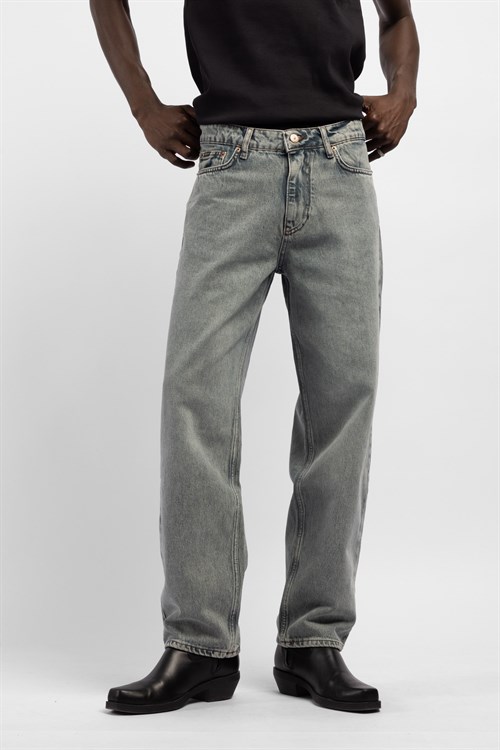 Wholesale Mens Gray Baggy Jeans