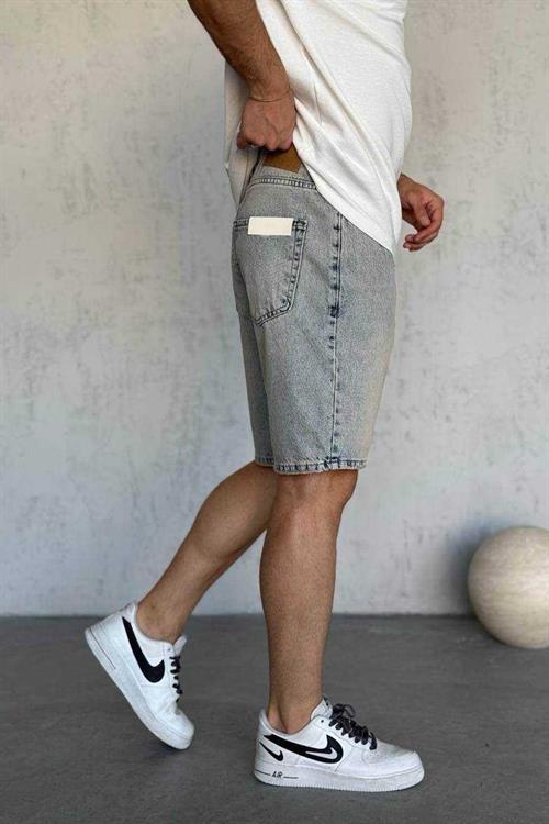 Wholesale Mens Gray Denim Shorts